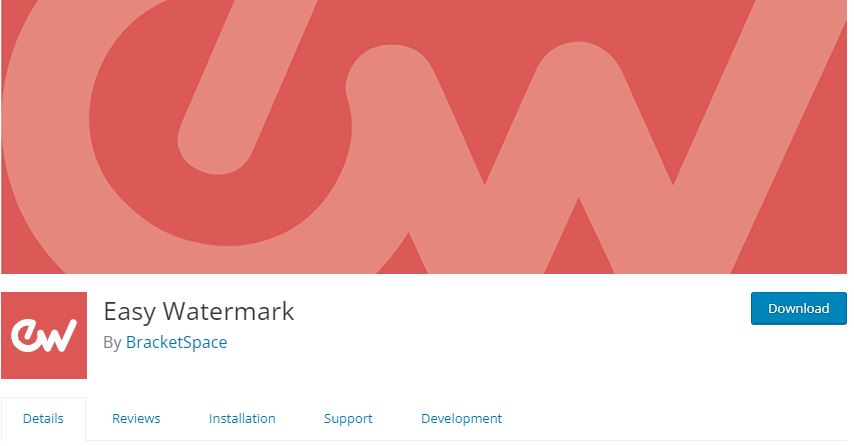 WordPress watermark plugin