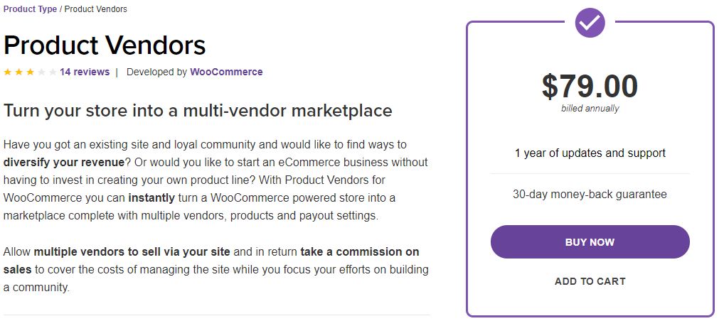 WordPress Multi-Vendor Plugin for WooCommerce