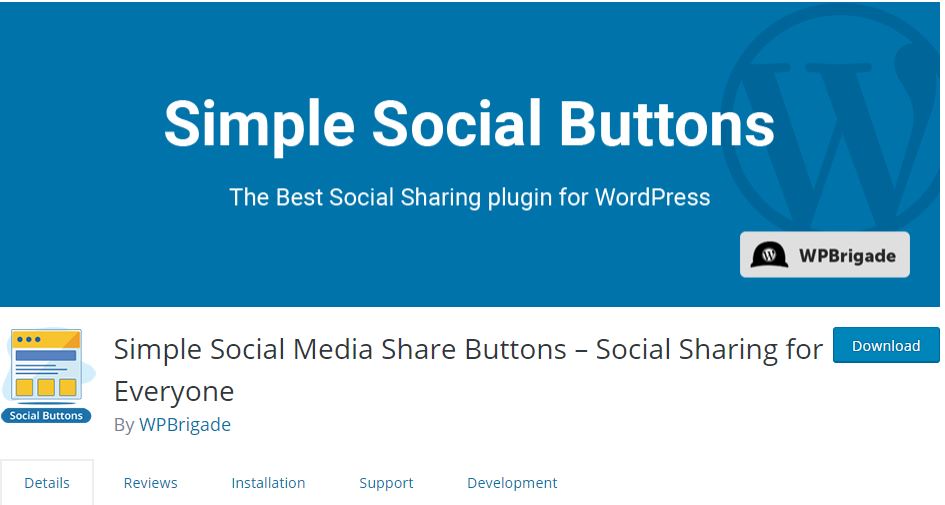 free WordPress social media plugin