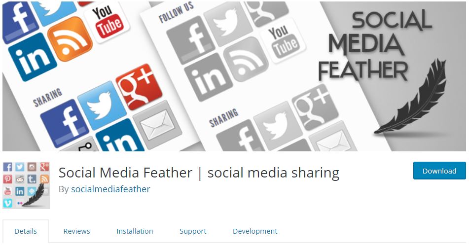 free WordPress social media plugin