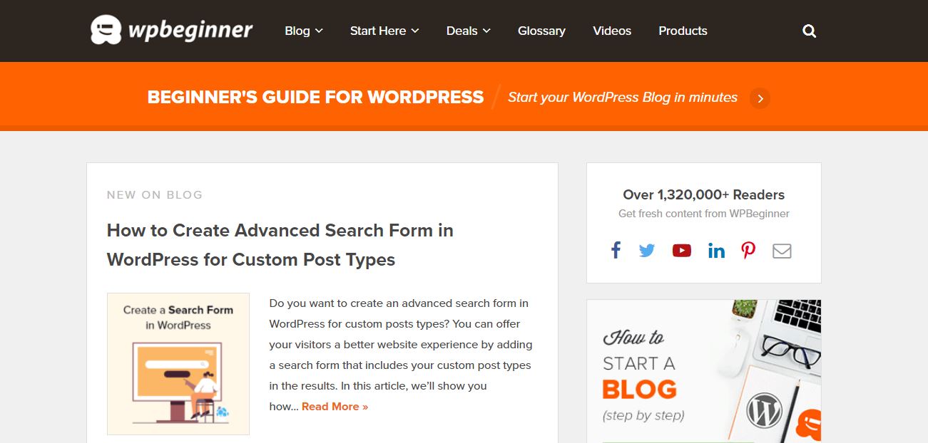 popular WordPress blog