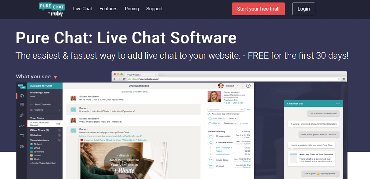 live chat software