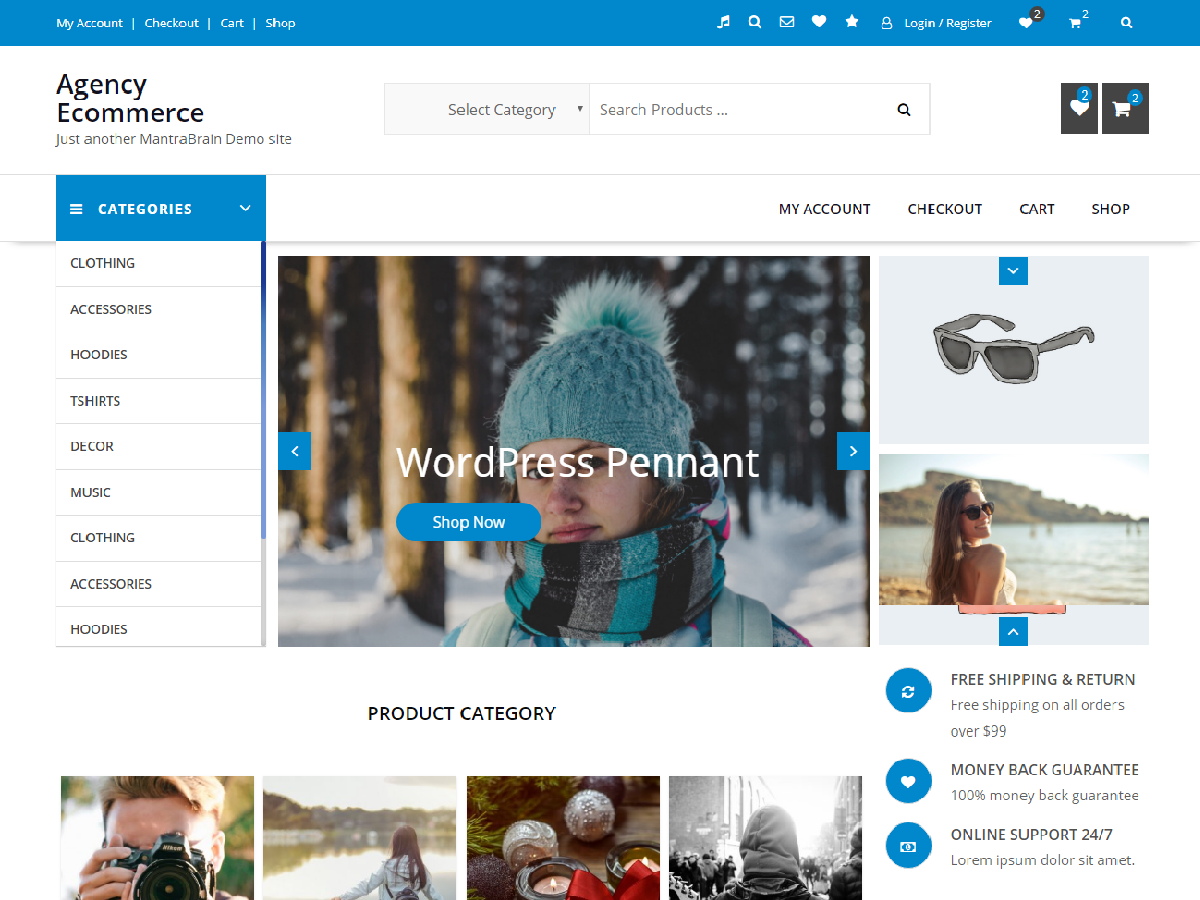 Free eCommerce WordPress Themes