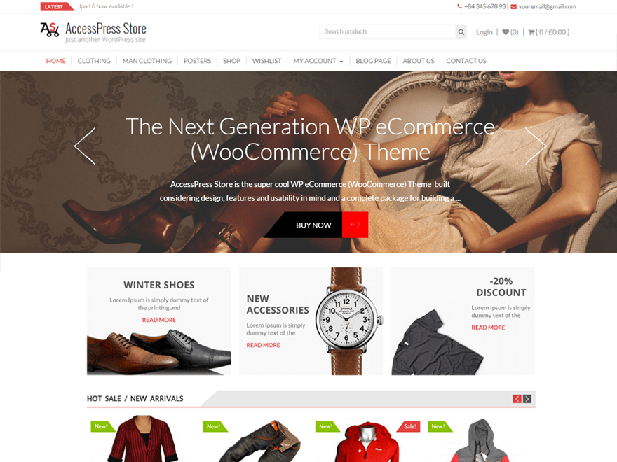 Free eCommerce WordPress Themes