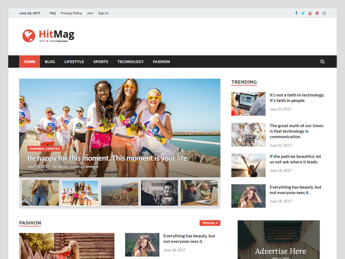 Free WordPress Magazine Themes