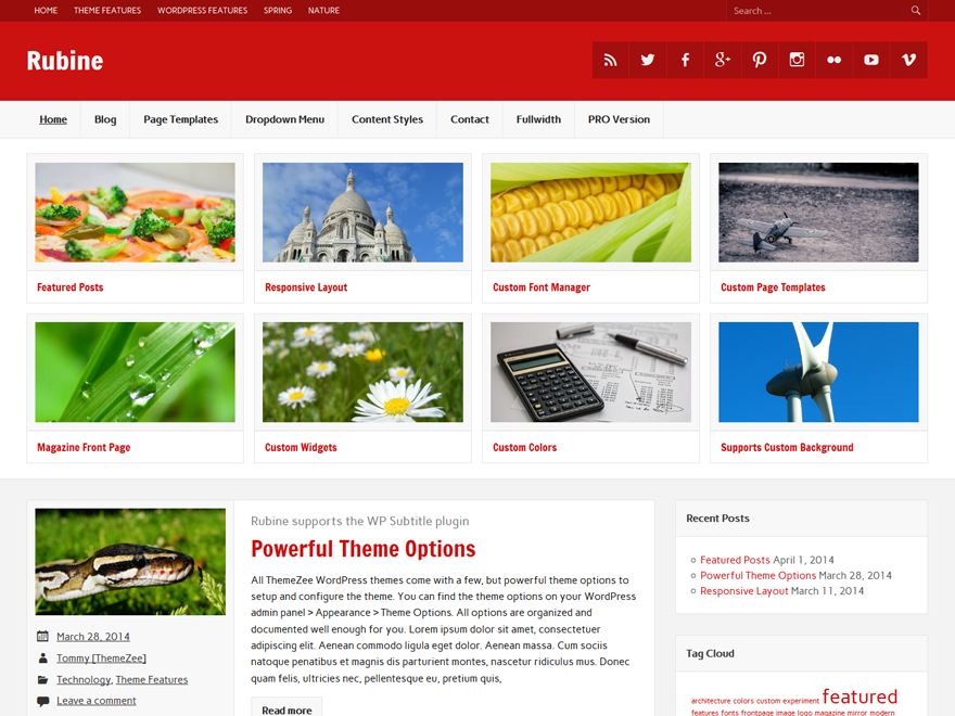 Free WordPress Magazine Themes