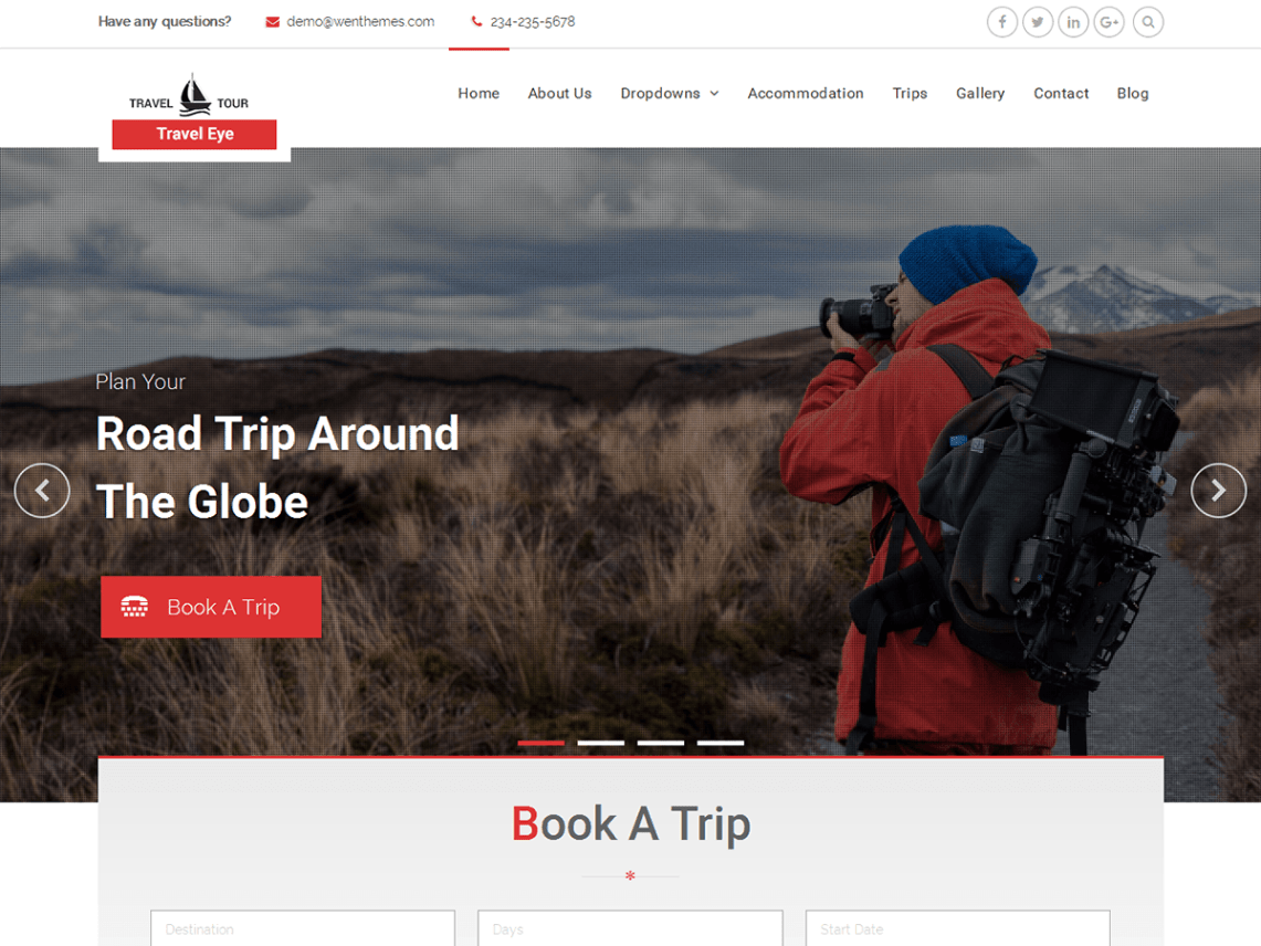 free wordpress travel themes