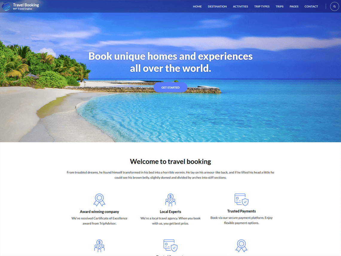 free wordpress travel themes