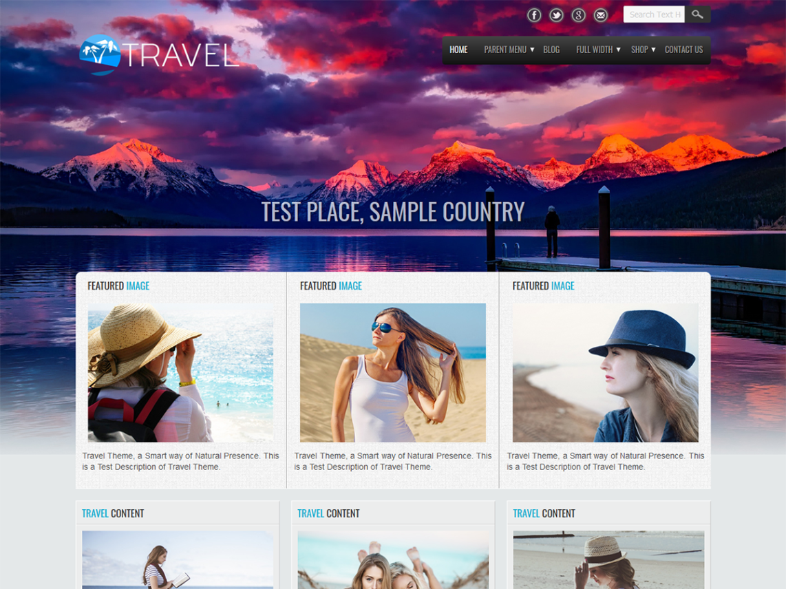 free wordpress travel themes