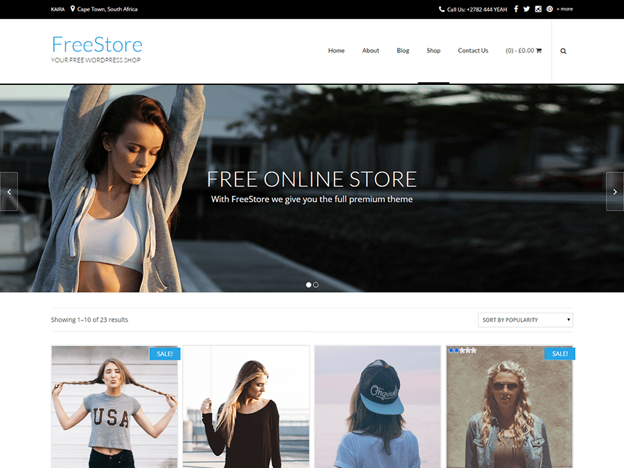 Free eCommerce WordPress Themes