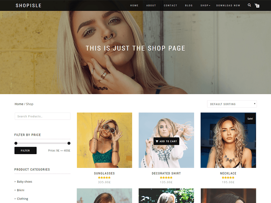 Free eCommerce WordPress Themes